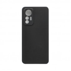 Чехол накладка Xiaomi Mi 12 Lite матовый черный