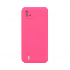 Чехол накладка Silicone Case Realme C11 2021 фуксия