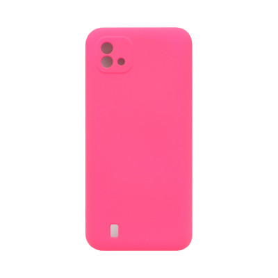 Чехол накладка Silicone Case Realme C11 2021 фуксия оптом по низким ценам!