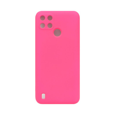 Чехол накладка Silicone Case Realme C21Y фуксия оптом по низким ценам!