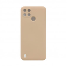 Чехол накладка Silicone Case Realme C21Y песочный