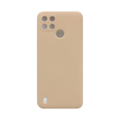 Чехол накладка Silicone Case Realme C21Y песочный оптом по низким ценам!