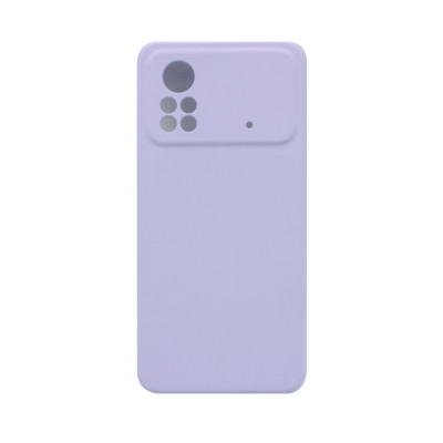 Чехол накладка Silicone Case Xiaomi Poco X4 Pro сиреневый оптом по низким ценам!