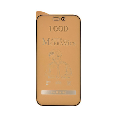 Защитная пленка iPhone 14 Pro Ceramics матовый черный техпак оптом по низким ценам!