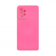 Чехол накладка Silicone Case Samsung A73 фуксия
