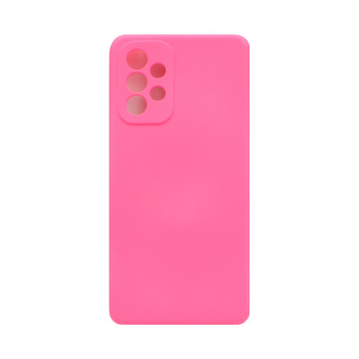 Чехол накладка Silicone Case Samsung A73 фуксия оптом по низким ценам!