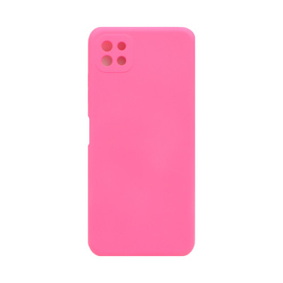 Чехол накладка Silicone Case Samsung A22 фуксия оптом по низким ценам!