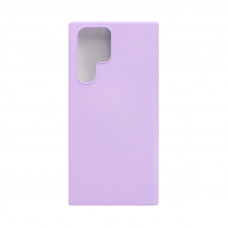 Чехол накладка Silicone Case Samsung S22 Ultra сиреневый