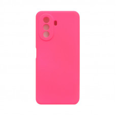 Чехол накладка Silicone Case Huawei Y70 фуксия