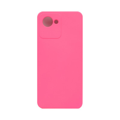 Чехол накладка Silicone Case Realme C30 фуксия оптом по низким ценам!