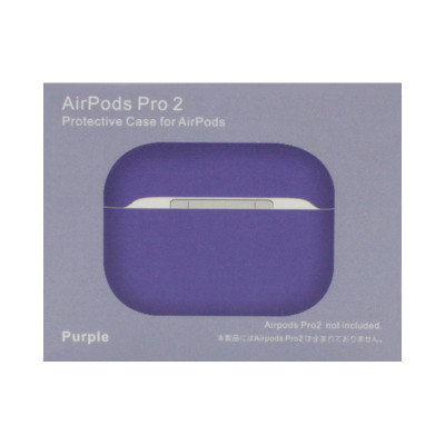Чехол силикон AirPods Pro 2 фиолетовый оптом по низким ценам!