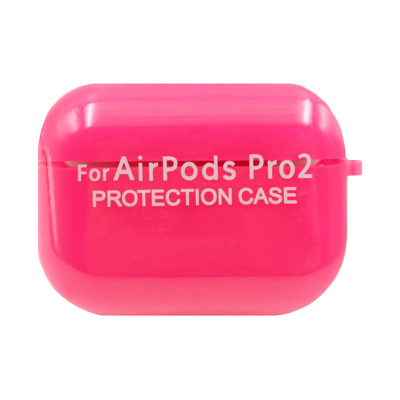 Чехол Silicone Case AirPods Pro 2 с карабином фуксия оптом по низким ценам!