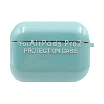 Чехол Silicone Case AirPods Pro 2 с карабином бирюзовый оптом по низким ценам!