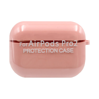 Чехол Silicone Case AirPods Pro 2 с карабином розовый оптом по низким ценам!