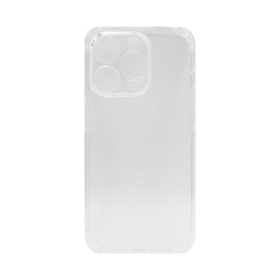Чехол накладка iPhone 14 Pro прозрачный с углами оптом по низким ценам!