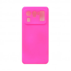 Чехол накладка Silicone Case Xiaomi Mi11 Ultra фуксия