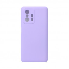 Чехол накладка Silicone Case Xiaomi Mi11T лаванда