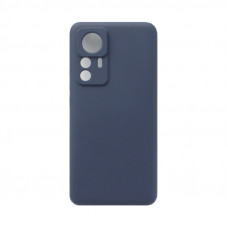 Чехол накладка Silicone Case Xiaomi Mi12T Pro темно-синий