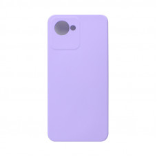 Чехол накладка Silicone Case Realme C30 сиреневый