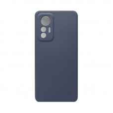 Чехол накладка Silicone Case Xiaomi Mi12 Lite темно-синий