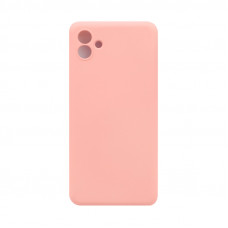 Чехол накладка Silicone Case Samsung A04 персик