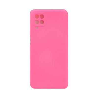 Чехол накладка Silicone Case Samsung A12 фуксия оптом по низким ценам!