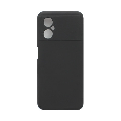 Чехол накладка Silicone Case Xiaomi Poco M4 черный оптом по низким ценам!