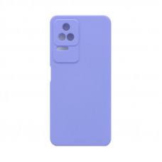 Чехол накладка Silicone Case Xiaomi Poco F4 лаванда