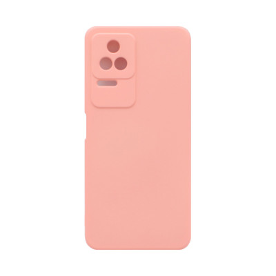 Чехол накладка Silicone Case Xiaomi Poco F4 персик оптом по низким ценам!