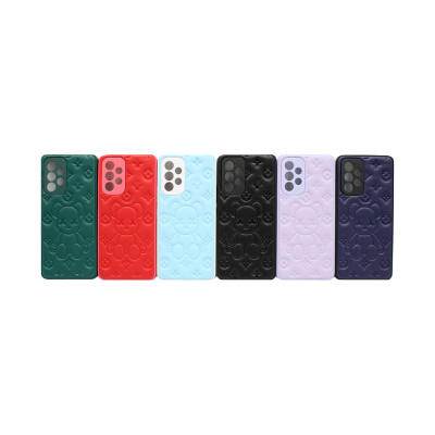 Чехол накладка под кожу мишка Samsung A53 оптом по низким ценам!