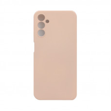 Чехол накладка Silicone Case Samsung A14 пудра
