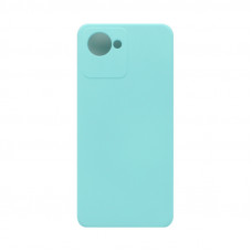 Чехол накладка Silicone Case Realme C30 бирюза