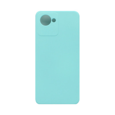 Чехол накладка Silicone Case Realme C30 бирюза оптом по низким ценам!