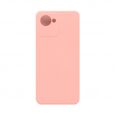 Чехол накладка Silicone Case Realme C30 персик