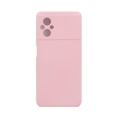 Чехол накладка Silicone Case Xiaomi Poco M5 5G розовый оптом по низким ценам!