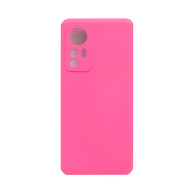 Чехол накладка Silicone Case Xiaomi Mi12 фуксия оптом по низким ценам!
