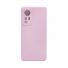 Чехол накладка Silicone Case Xiaomi Mi12 розовый