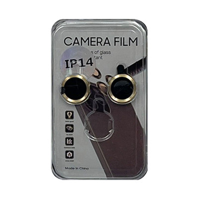 Защитное стекло на камеру iPhone 14/14 Plus Camera Film золото оптом по низким ценам!
