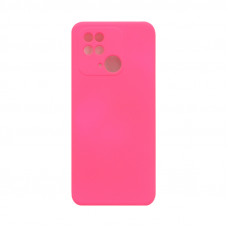 Чехол накладка Silicone Case Xiaomi Redmi 10C фуксия