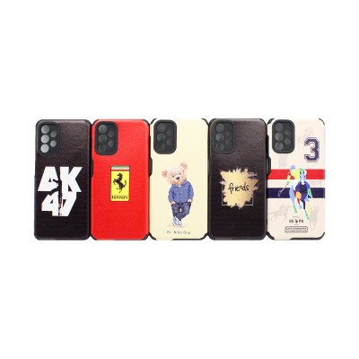 Чехол накладка под кожу с принтом Samsung A13 оптом по низким ценам!