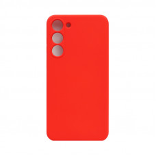 Чехол накладка Silicone Case Samsung S23 Plus красный