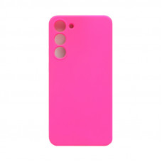 Чехол накладка Silicone Case Samsung S23 Plus фуксия