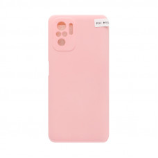 Чехол накладка Soft Touch Xiaomi Poco M5S розовый