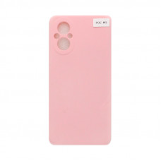 Чехол накладка Soft Touch Xiaomi Poco M5 розовый