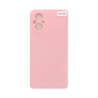 Чехол накладка Soft Touch Xiaomi Poco M5 розовый оптом по низким ценам!