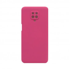 Чехол накладка Silicone Case Xiaomi Note 9 pro фуксия