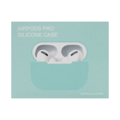 Чехол силикон AirPods Pro с карабином вид2 ментоловый оптом по низким ценам!