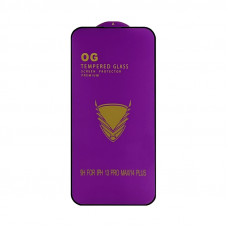 Защитное стекло OG iPhone 13 Pro Max черный техпак