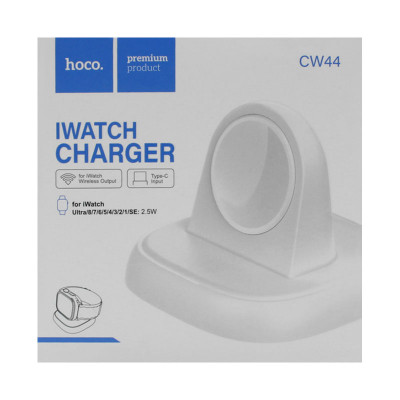 Dock станция для зарядки Apple Watch Hoco CW44 белый оптом по низким ценам!