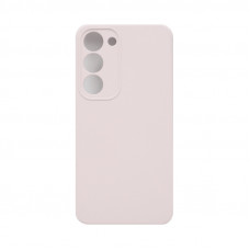Чехол накладка Silicone Case Samsung S23 пудра